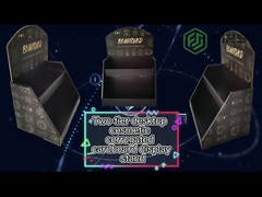 カスタマイズされた印刷POPカウンタートップディスプレイ紙ボール紙PDQカウンターディスプレイ