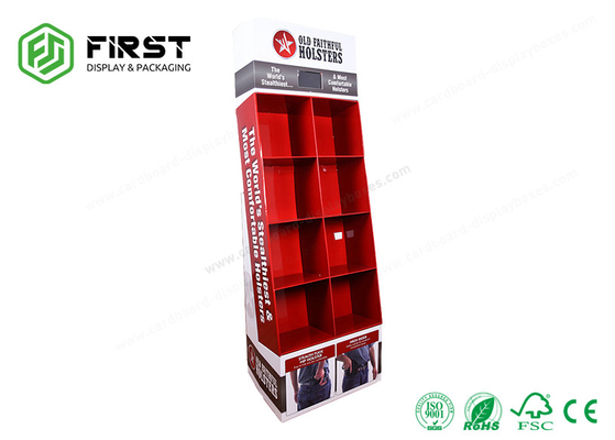 Glossy Finish Corrugated Pop Displays Printing Carton Customized