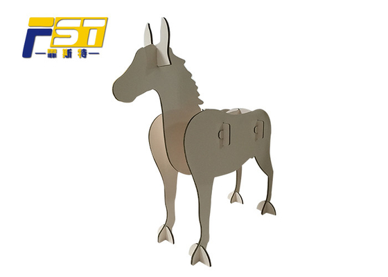 Modern Custom Cardboard Box Furniture , Corrugated Cardboard Furniture For Animal Model