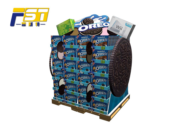 Heavy Duty Pallet Display Case Various Shapes Optional Glossy / Matte Lamination