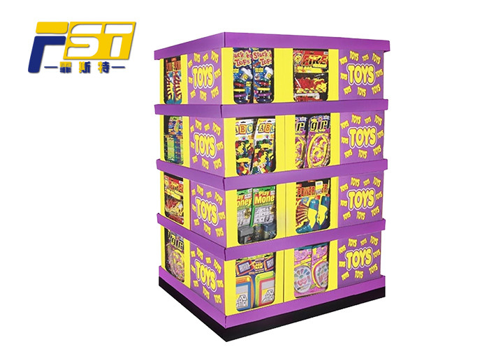 Heavy Duty Pallet Display Case Various Shapes Optional Glossy / Matte Lamination