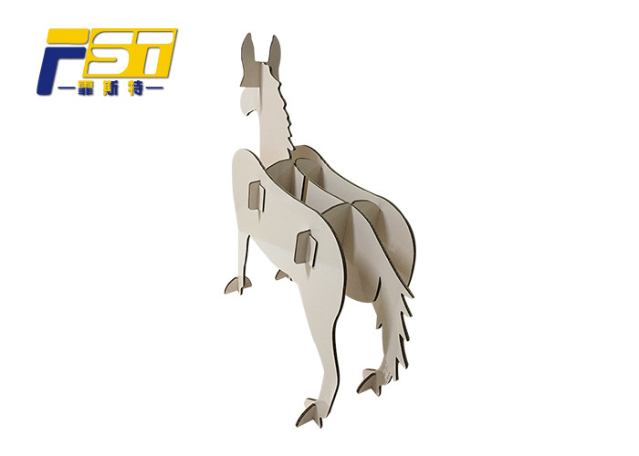 Modern Custom Cardboard Box Furniture , Corrugated Cardboard Furniture For Animal Model